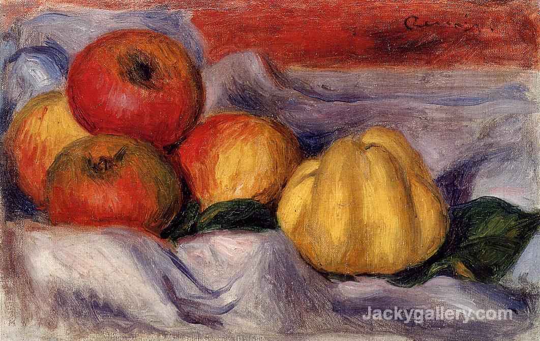 Still Life with Apples by Pierre Auguste Renoir paintings reproduction